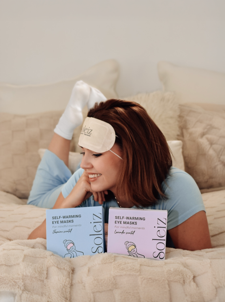 Lavender Self-Warming Eye Mask Night Care