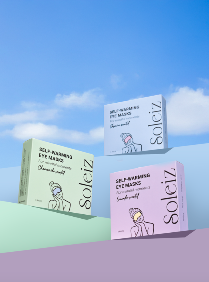 Lavender Self-Warming Eye Mask Night Care
